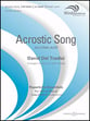 Acrostic Song Concert Band sheet music cover